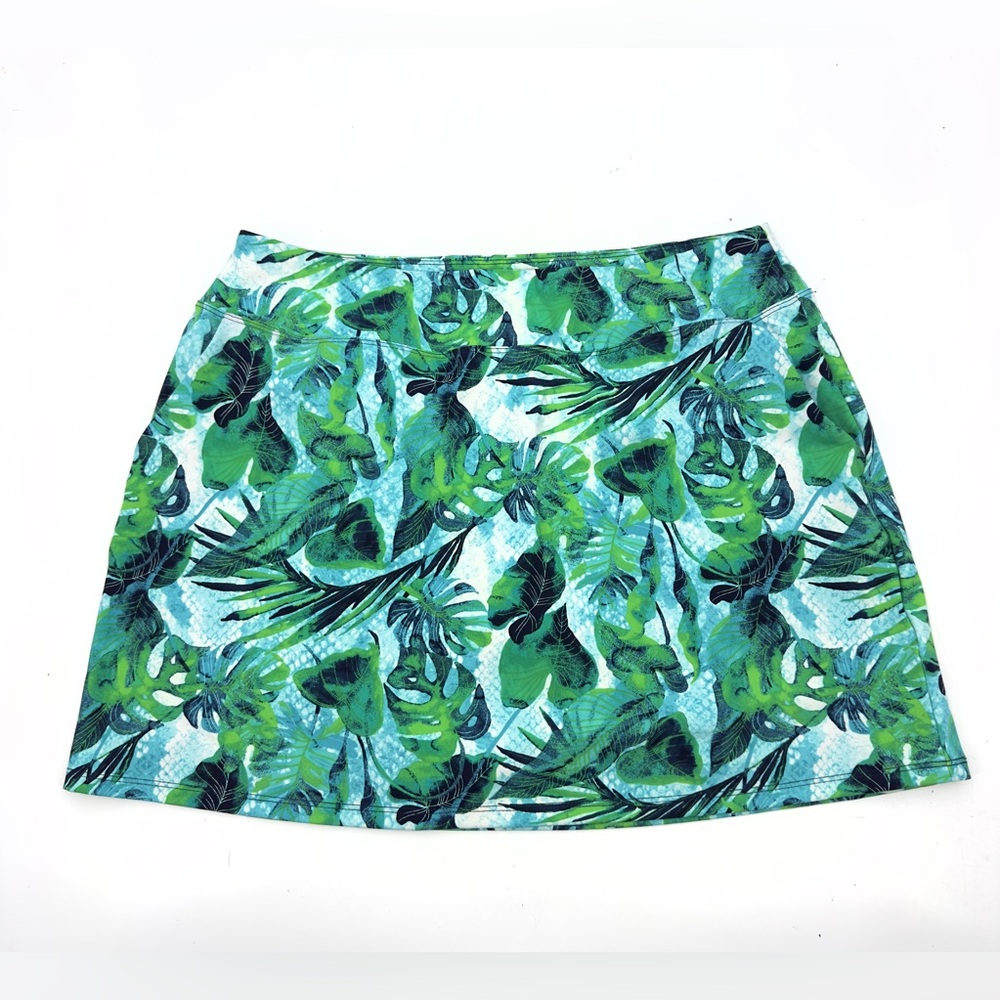 Tommy Bahama Golf Skort Womens Size Large Tropical Hawaiian Colorful Stretch